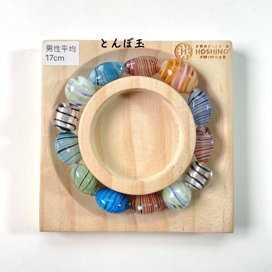 高品質 とんぼ玉 天然石ブレスレット 水晶 手作り DIYハンドメイド