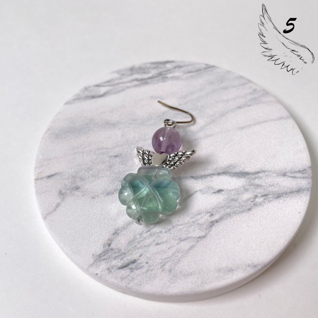 天上の使者」シリーズ112105ーー守護天使アクセサリー フローライト