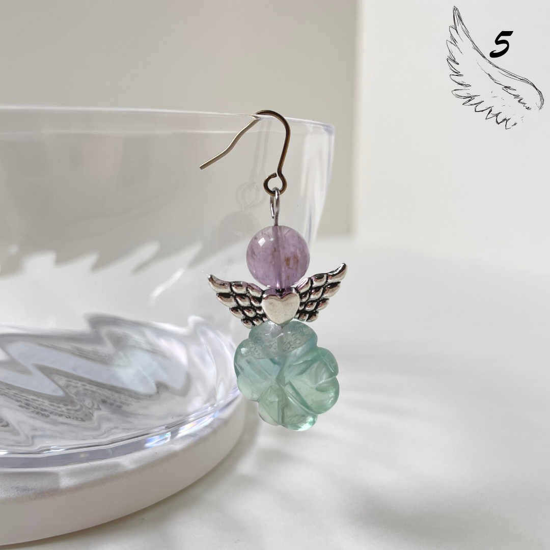 天上の使者」シリーズ112105ーー守護天使アクセサリー フローライト