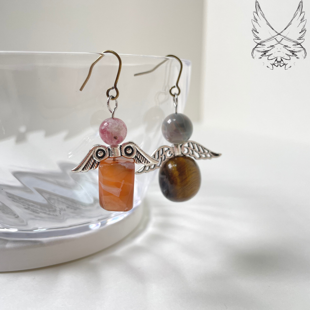 天上の使者」シリーズ112112ーー守護天使アクセサリー フローライト