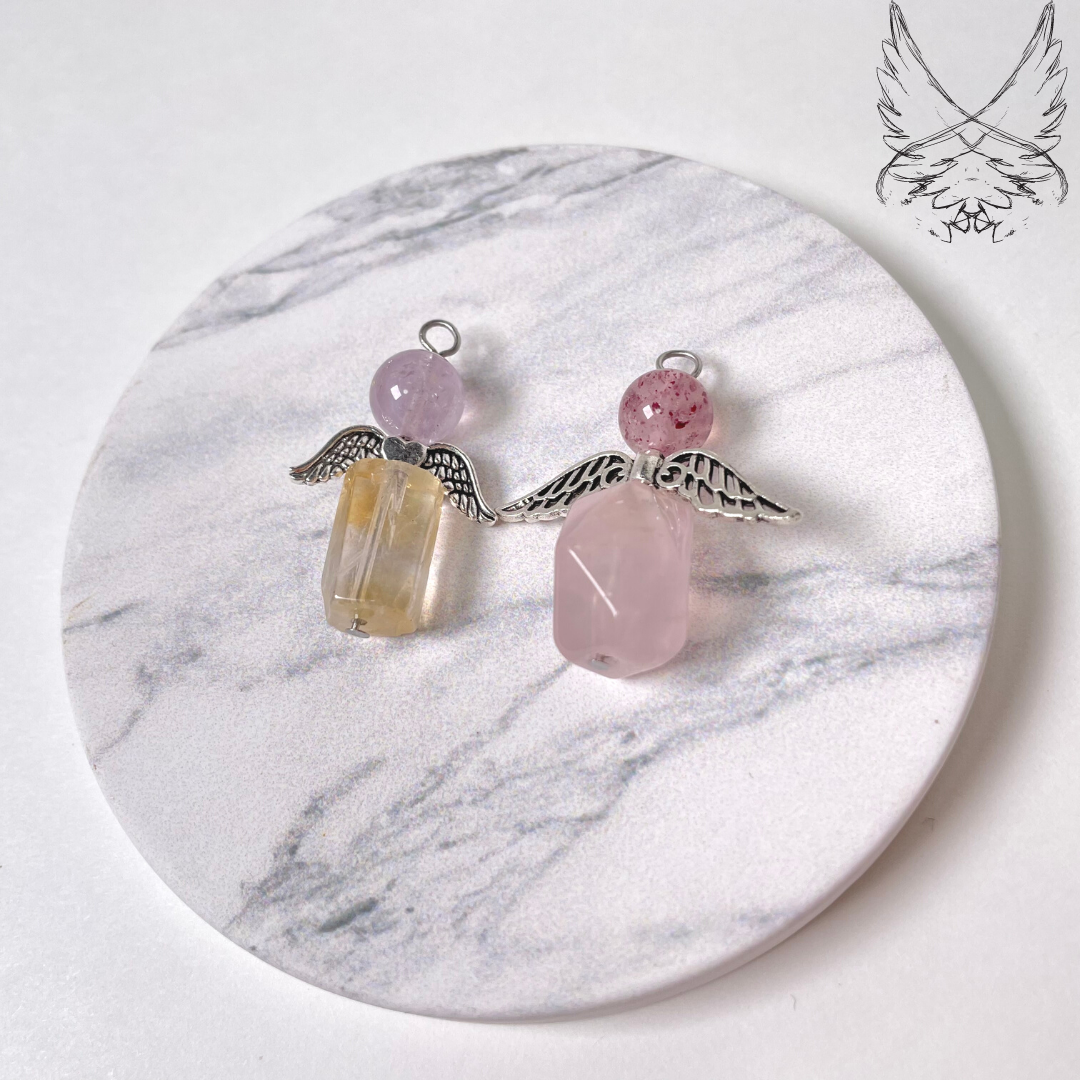 天上の使者」シリーズ112102ーー守護天使アクセサリー ストロベリー